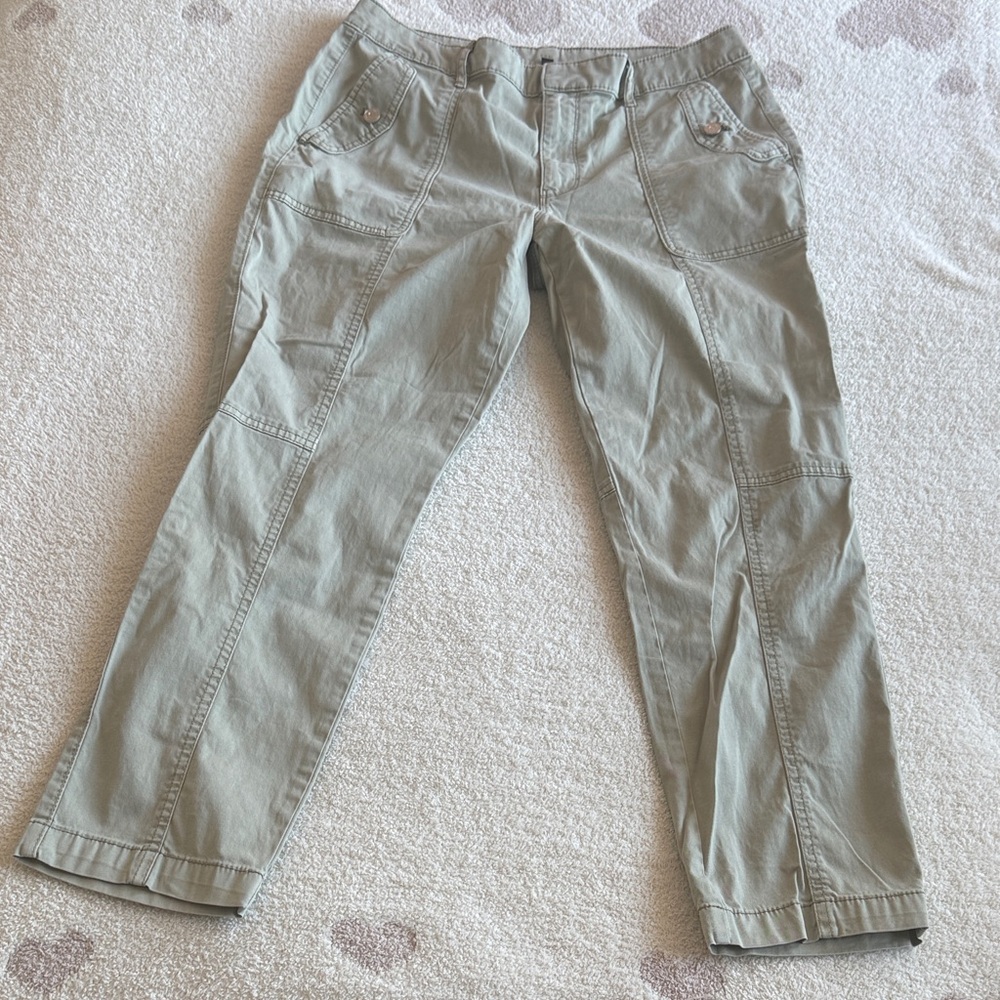 White House Black Market Gray Skinny Pants